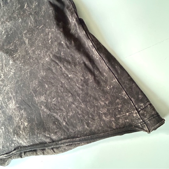 ☀️NEW Free People Hot Shot Mini Dress. Acid Wash Black. Size: Medium - Picture 5 of 11